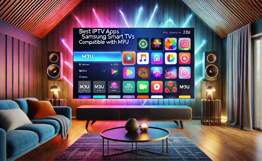 Best IPTV Apps for Samsung Smart TVs Compatible with M3U